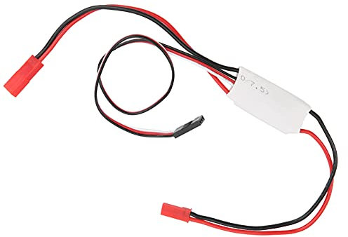 VBESTLIFE 30A Ferngesteuerter Schalter, Elektronischer Komponentenschalter des PWM-Empfängers, Geeignet für RC-Autos und Drohnen