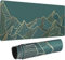 HAUTOCO Abstract Mountain Large Gaming Mouse Pad, 800 x 300 x 3MM Extended Big Mouse Pad with Non-Slip Base and Stitched Edge, Minimalist Computer Keyboard Desk Mat Desk Pad for Gaming Home Office