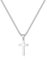 TINGN Kreuz Kette Herren, Kette mit Kreuz Anhänger Silber 925 Kreuz Kette Dezenter Modeschmuck Kinder Sohn Mann Mama Nichte Schwester Halskette Weihnachten Geburtstag Geschenk