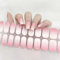 22PCS Gel Nagellack Aufkleber - Full Wraps Nagelaufkleber UV/LED-Lampe Erforderlich Cured Gel Nail Strips (Rosa Gradient)