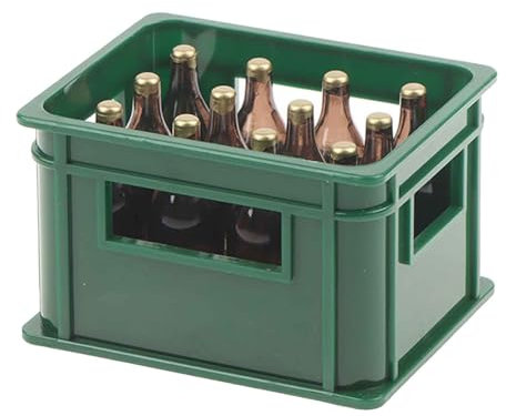 Teksome Bouteilles de bière Miniatures – Bouteilles d'alcool Miniatures, Jouet Miniature pour Jardin féérique, pub, Bar, décoration de Table, Ornements Miniatures pour Hommes et amateu de bière