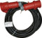 Câble de connexion CEE 16A Aktobis H07RN-F 5G2,5 de 10 m de long avec connecteur et fiche inclus, IP44