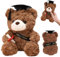 DOWNDRIFT Abschluss Bär Teddybär Diplombär Bachelor Bär Plüschtier mit Doktorhut Diplom und Abschluss, Examensbär für Bachelor Geschenk,Graduation Gift,Bestandene Prüfung Geschenk