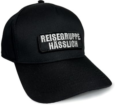 No Face No Name Basecap Reisegruppe Hässlich in schwarz I Unisex frei einstellbar I bestickter Patch I Snapback Cap Kappe Mütze