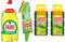 Elbow Grease Cleaner Bundle - 4 PCK Cleaning Products with Fairy Original Washing Up Liquid Lemon 1015ml, Elbow Grease Fillable Washing Up Brush, and 2 PCK Refill Sponges