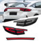 Archaic Rückleuchten kompatibel mit 11th Gen Honda Civic 2022-2025 Hatchback Type-R FL1 FL2 FL4 FL5,Animation DRL