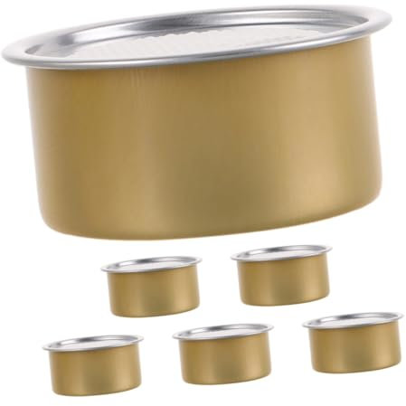 SHOWERORO 6stücke Aluminium-dosen Für Aufbewahrung Von Katzenfutter Runde Metallbehälter Mit Deckel Für Snacks Und Kleine Portionen Platzsparend Und Praktisch Für Reisen Und Zuhause