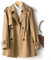 Veste d'automne élégante pour femme, longueur moyenne, trench-coat pour les looks, kaki, L