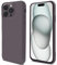 Moozy Lifestyle. Premium Silicone Phone case for iPhone 15 Pro, 6.1-inch, Liquid Silicone Lightweight Cover for iphone 15 Pro Shockproof with Matte Finish and Soft Microfiber Lining, Dark Grey