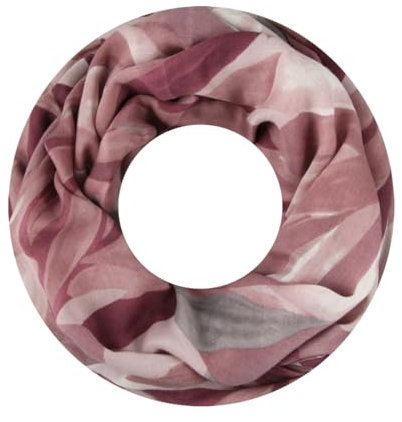 Majea Damen Loop Schal Schlauchschal Halstuch (880023) (rot 24)