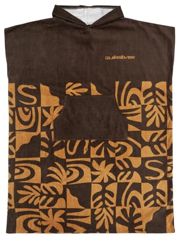 Quiksilver Surf Poncho Hoodie Handtuch Herren Braun Einheitsgröße