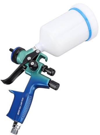 LVLP Pistola Pulverizadora de Aire, Kit Premium, 4000B, Taza de 600 Ml, Boquilla de 1,3 Mm, Pulverizador de Pistola de Pintura para Automóviles, Pistola Pulverizadora de Pintura