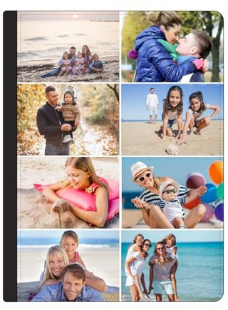 Personalised Case Compatible for All Apple iPad Models iPad 10th (Gen) 10.9, 9th (Gen) 10.2, 8th (Gen) 10.2-inch, 7th (Gen) 10.2, 6th (Gen), 5th (Gen) 9.7, iPad Air (8 Photos) Collage Layout