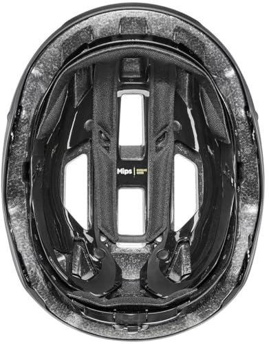 UVEX Helm City Stripe MIPS – Schwarz matt, 59–61 cm, L