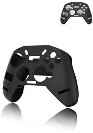 yystao Coque de protection en silicone pour manette de jeu Flydigi Apex 4, compatible avec FLYDIGI APEX4, avec prise en main améliorée et protection intégrale, noir