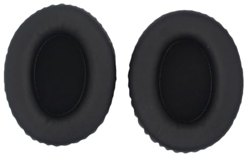 Pluuttiem 2pcs Ohrpolster 90x 70 mm für Kopfhörer Decken Ersatzweichschwamm Lederschaumkissen