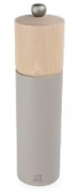 PEUGEOT - Boreal Z 21 cm Salt Mill - Classic Zirlion Grind System - Made with PEFC Certified Beech Wood - French Know-How - Pebble Grey Finish