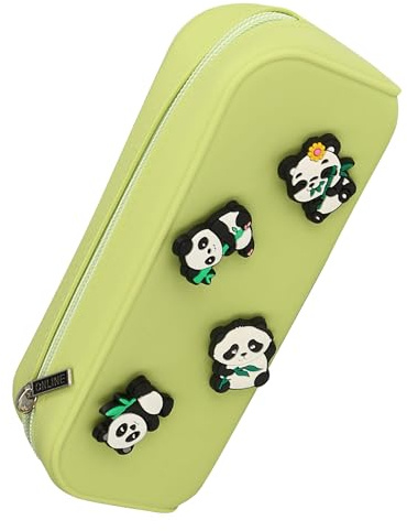 Online Federmäppchen I Stylische Federtasche für die Schule I Pencil Case mit praktischem Reißverschluss zur Aufbewahrung von Stiften & mehr