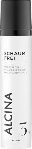 ALCINA Schaumfrei | 1 x 100 ml | Föhncreme mit Hitzeschutz | Der Volumen-Kick für perfekte Föhnfrisuren aller Haarlängen | Verleiht Glanz, Schwung & Fülle | Griffig & geschmeidig | Mit Panthenol