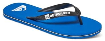 Quiksilver Infradito Molokai da uomo per uomo Scarpe da doccia e da bagno, Nero (Negro/(Xkbk Nero/Blu/Nero) Xkbk), 43 EU
