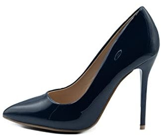Womens High Heel Pointed Toe Pumps Smart Office Work Courts Shoes Ladies Pumps Party Prom Wedding Bridal Occasion Heeled Court Stiletto Heels Shoes Size