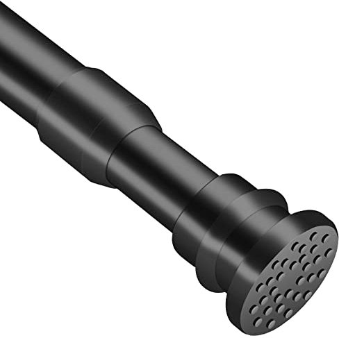 QILERR Tringle à rideau extensible de 84 à 150 cm Tension réglable Sans perçage Très résistante Pour rideaux, fenêtres, portes, salle de bain, armoire Diamètre : 22 mm No