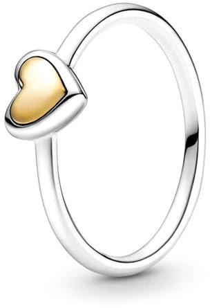 Pandora Golden Heart Ring