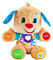 Fisher-Price Lernspaß-Hündchen mit DREI Stufen | sprechendes Kuscheltier mit Musik als Kinderspielzeug und Baby Spielzeug | Interaktiver Teddybär, Version: Niederländisch, FPM60
