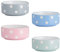 Mason Cash Polka Dot 8cm Small Pet Bowl, 1 Selected from choice of 4