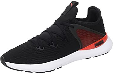 PUMA Herren Pure XT Gymnastikschuh, Black-Cherry Tomato, 42.5 EU