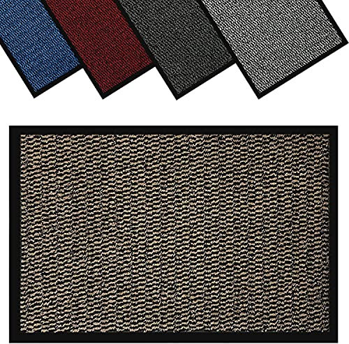 GULLAMBO Carpet Runner – Hallway Runner Rug with Rubber Backing – Non-Slip, Washable Dirt Trapper Durable Polypropylene Floor Rug for Hallway, Entryway, and Corridor – Runner Rugs for Home