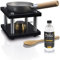 DeWok Kochsystem bis 2 Personen, ohne Strom, ohne Gas, Zuhause, Innenraum geeignet, zum Grillen, Raclette, Fondue, Wokken, Tischwok, gesund kochen