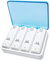 TechKen Wii Battery Charger Set, Wii Remote Controller Charger Docking Station con 4 Batterie Ricaricabili (bianca)