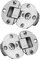 2 Pcs 90 Degree Adjustable Back Flap Hinge Page Turning Axis Cabinet Door Hidden Drop Hinge for Folding Dining Table with Mounting Screws