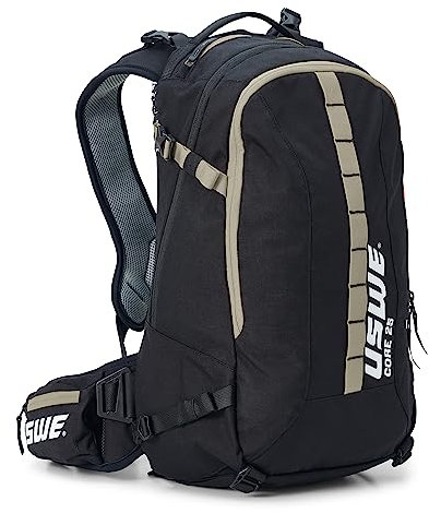 USWE Core Rucksack, ein High End Daypack für Enduro, Dirtbike, Moto, Schwarz (25L Mud Green)