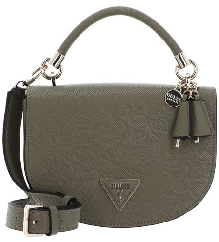 GUESS Damen Gizele Saddle Sattel, Mini-Crossbody, Salbei