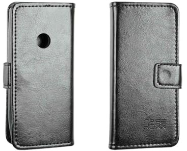 caseroxx Bookstyle-Case für Nokia 105/110 4G (2023, 2024), 105 u.a. | Aufklappbare Buch-Schutzhülle mit Innenfächern und Rundumschutz für den Alltag, aus Kunstleder