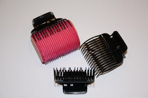 DOTTY DEALS Hot Roller Clips Hair Curler Clamp Claw O Clips 20mm - 60mm Replacement Cloud Nine Roller Clips for Women Girls Hair Section Styling (6 Pack)