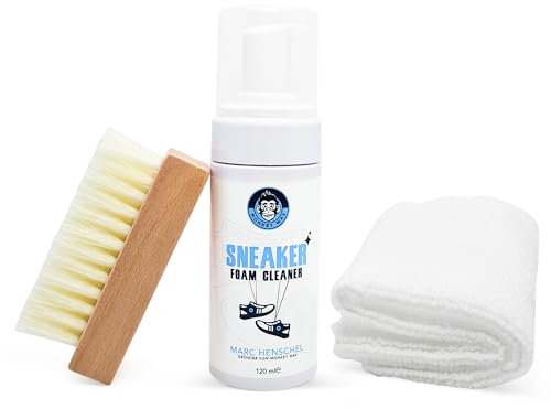 Monkey Wax MKWWX Kit de nettoyage en mousse de qualité supérieure pour baskets - Sans produits chimiques agressifs - Élimine la saleté et les taches, aucune., 38