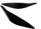 likaini Scheinwerfer Augenbraue für Vauxhall Opel Insignia a Standard 2008-2013,Augenbrauen-Abdeckungs Scheinwerferblenden Schutz und Dekoration Ersatz