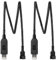 KUOQIY 2 PCS 50cm Full Speed 12V Voltage Step-Up USB to 3 Pin and 4 Pin PC Fan Sleeved Power Adapter Cable, USB to 3Pin / 4Pin PC Fan Cable, Braided