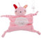 beruhigendes Handtuch Tier Kuscheltuch Plüsch Kuscheltuch Komforthandtuch -Waschlappen -Beruhigungsspielzeug Babyspielzeug Panda handtücher tröster handtuch Rosa ibasenice