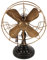 ABOOFAN Ventilateur De Table Vintage Modèle De Ventilateur De Table De Style Rétro Ventilateur Sur Pied En Plastique Ventilateurs De Ménage Antiques Ventilateur De Bureau Pour À