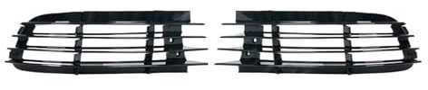 Griglia fendinebbia paraurti anteriore sinistra destra Copertura anteriore Telaio compatibile for VW -Golf 5 MK5 R32 2005 2006 2007 2008 2009 for griglie auto