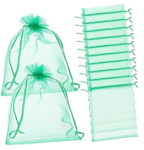 OFFSCH 25 Stück Obstschutzbeutel Gemüse-und Obstnetzbeutel Obstschutznetzbeutel Netzbarrierebeutel Hergestellt Aus Organza-Material Netzdesign Hält Insekten Und Ungeziefer Fern