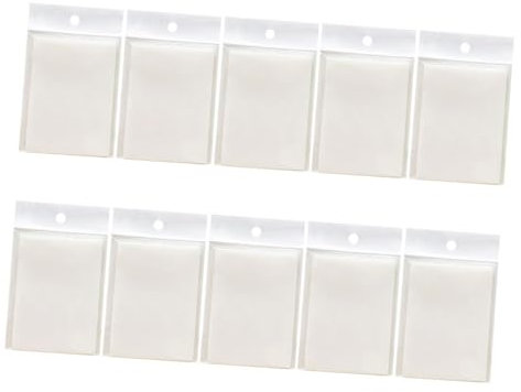 Lurrose Klar Haftnotizen 10 Stück Kleiner Notizblöcke Aus Kunststoff Abnehmbarer Kleber Für Schule Und Büro Klare Notizaufkleber Für Kreative Botschaften Für Wände Tafeln