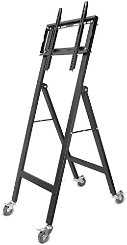 Support TV Table, Support piédestal Support TV Support télévision Portable Support Sol Mobile écran publicitaire Chariot conférence 32-65 Pouces Universel, 108 cm