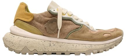 Satorisan - Chacrona Metta Lino Whitewisp - Casual Sneaker Herren und Damen - Vintage Leder und Leinen Sportschuhe - Bequem, Nachhaltig und Dauerhaft
