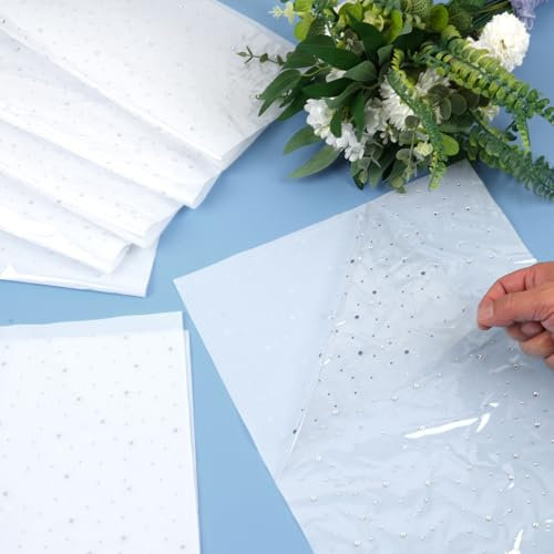 8 Bögen Strasssteine zum Aufbügeln, Glitzer Strass Patches Applikation zum Aufbügeln, Kristall Flache Runde Transfer Hotfix Strass Aufkleber für Kleidung, Jeans, Taschen, DIY-Basteln (2 mm, 4 mm)