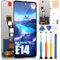ARSSLY Schermo LCD per Motorola Moto E14 Schermo per Moto E14 XT2421 Display LCD Touch Screen Digitizer Assembly Completo con Strumenti (Nero senza Telaio)